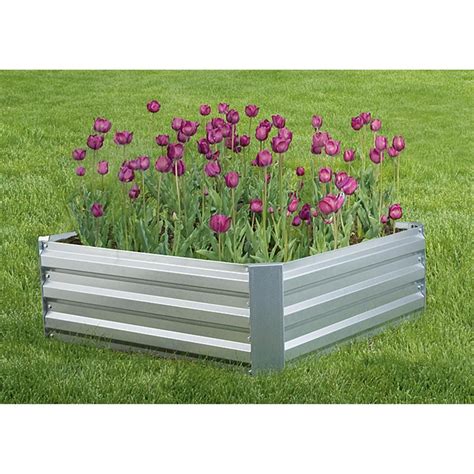 castlecreek galvanized steel planter box|corrugated galvanized steel planter boxes.